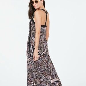 JUSTFAB Printed Maxi Dress NWOT